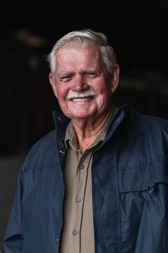 portrait of an older, senior man