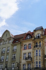 Fototapeta na wymiar Jugendstilhäuser in Poznan (Polen)