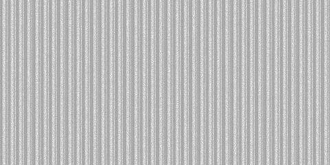 Silver white ribbed metallic surface. Wavy iron wall pattern. Fluted metal fencing backdrop....