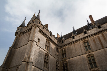 Castle of Chateaudun in France