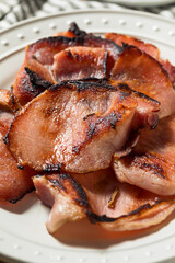 Homemade Cooked Canadian Bacon