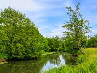 Image of the Eure River in Central France.