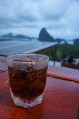 glass of cola