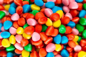 mountain of gumdrops of various colors