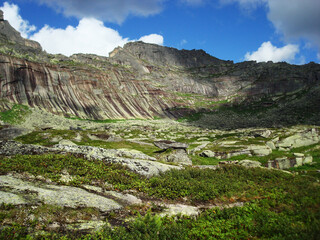 Mountain Landscape.. Siberian Natural Park Ergaki
