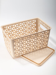 plastic container for storing various items