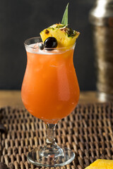 Homemade Refreshing Singapore Sling Cocktail