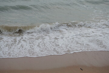 waves on the beach