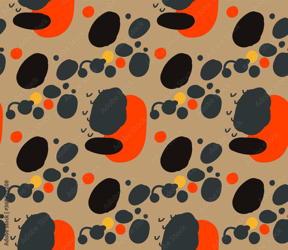 Aufkleber image without seams. beautiful pattern on a summer theme. background image.