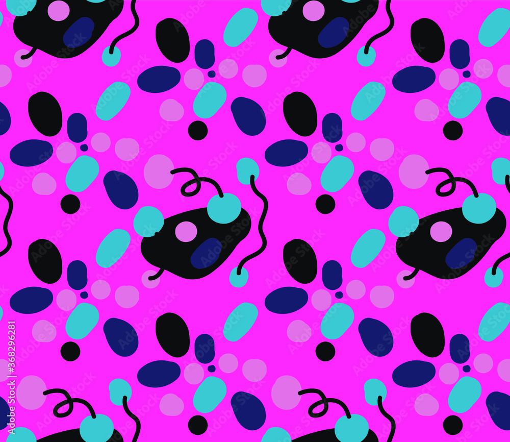 Poster image without seams. beautiful pattern on a summer theme. background image.