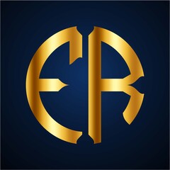 initials golden circle FR