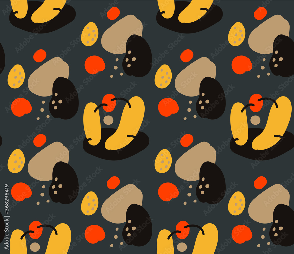 Poster seamless background image with bright and colored elements. summer theme pattern. beautiful backgrou