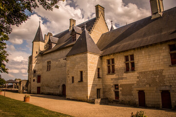 Fototapeta na wymiar Castle of Chinon in France