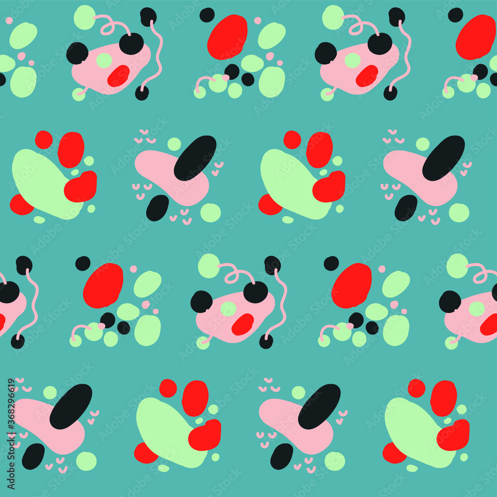 Poster image without seams. beautiful pattern on a summer theme. background image.