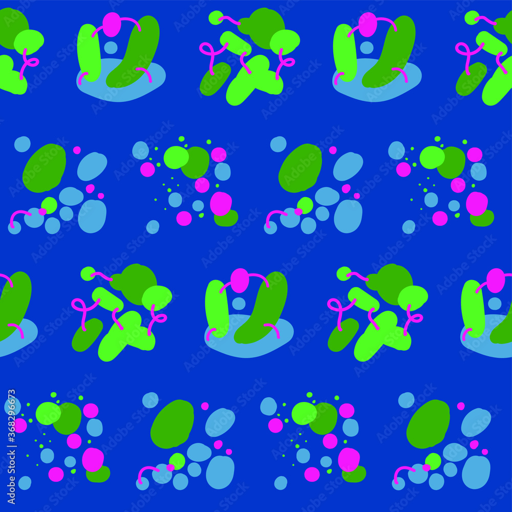 Poster image without seams. beautiful pattern on a summer theme. background image.