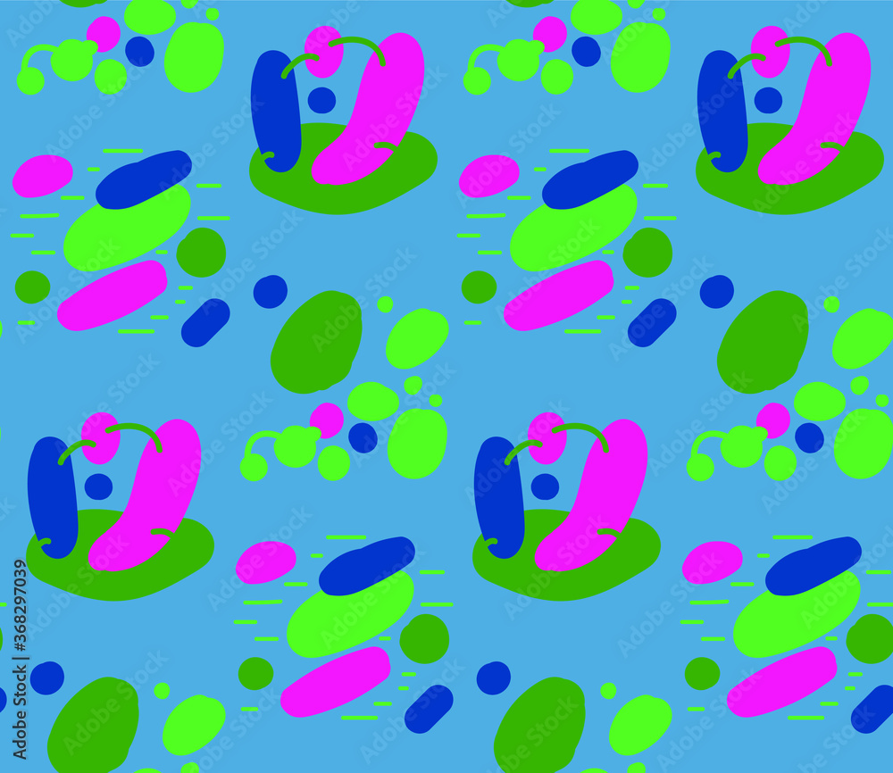 Poster image without seams. beautiful pattern on a summer theme. background image.