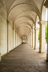 Porch facing the Basilica of the Madonna di Monte Berico, Vicenza - Italy