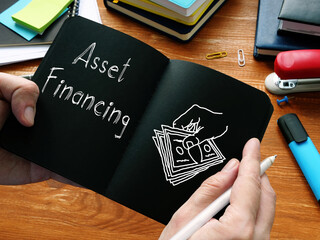 Asset Financing is shown on the conceptual business photo