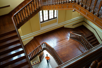 staircase in the old house