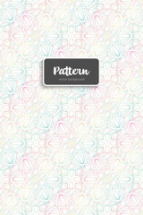 Ornate floral seamless texture, endless pattern