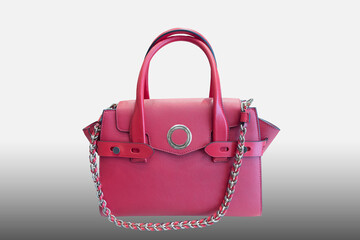 Woman's leather handbag.