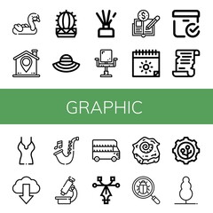 graphic icon set