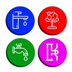 leak icon set