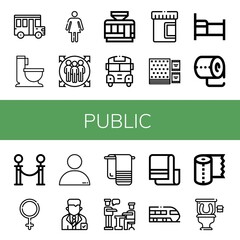 public icon set