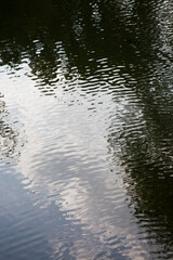Abstraction of water with ripples