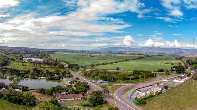 aerial panorama photo of valley 