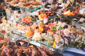 Buffet Brunch Food Eating Festive Cafe Dining Concept