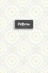 Ornate floral seamless texture, endless pattern