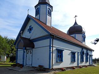 Orthodox church consecrated in 1923 under the invocation of the Mother of God asleep in the village...