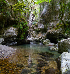 Naklejka na ściany i meble Caves of Bussento in Cilento National Park