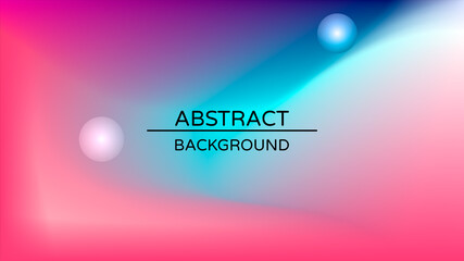 Abstract holographic gradient poster with pearlescent spheres. Design template for award, brochure, certificate, flyer, cover, banner, wallpaper, presentation. Trendy liquid vector background.