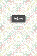 Ornate floral seamless texture, endless pattern