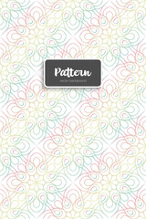 Ornate floral seamless texture, endless pattern