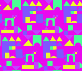 Bright colors of seamless pattern.