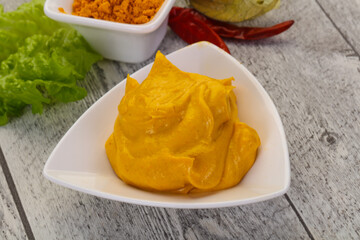 Curry sauce in the bowl