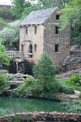 Old stone grist mill building