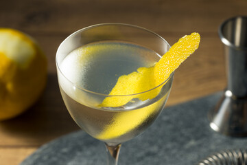 Boozy Dry Vesper Martini Cocktail