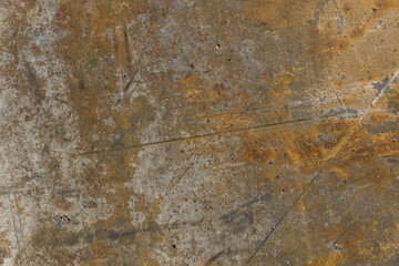 texture of rusty metal with scratches.