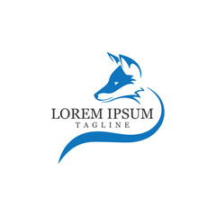 Fox vector illustration icon