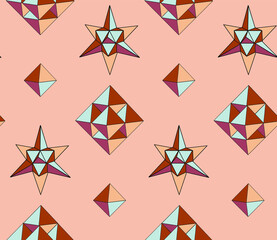 Seamless bright summer pattern.