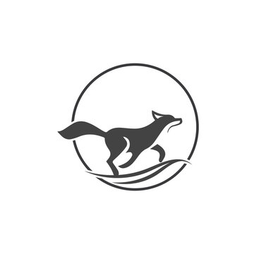 Fox vector illustration icon