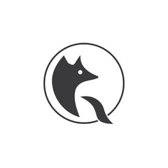 Fox vector illustration icon