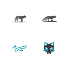 Fox vector illustration icon