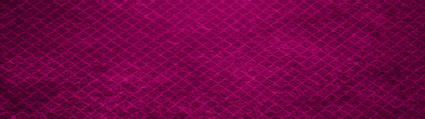 Dark pink magenta vintage retro geometric seamless grunge motif cement concrete tiles texture...