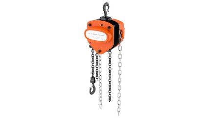 Utility crane with chains