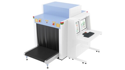 Airport scanner with x-ray